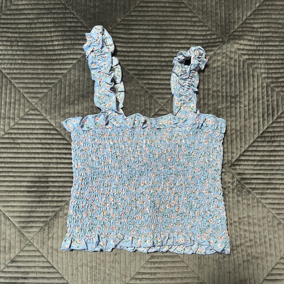 Floral Printed crop top - Picture 1 of 2